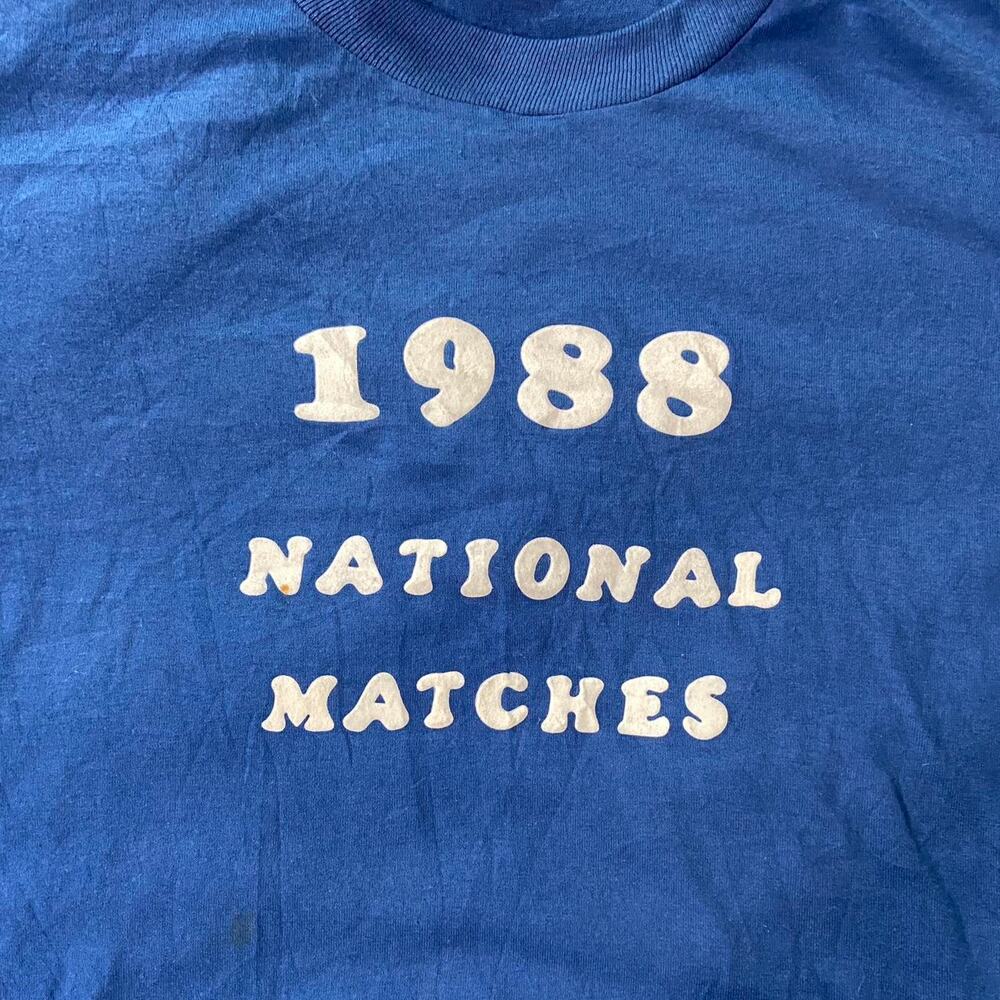 Vintage jerzees 1988 national matches marksman tee